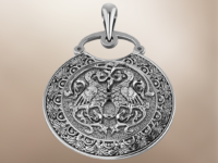 Подвеска «Два голубя на дереве жизни»